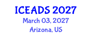 International Conference on Engineering and Design Sciences (ICEADS) March 03, 2027 - Arizona, United States International Conference on Engineering and Design Sciences (ICEADS) March 03, 2027 - Arizona, United States