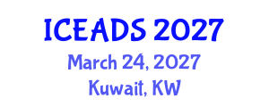 International Conference on Engineering and Design Sciences (ICEADS) March 24, 2027 - Kuwait, Kuwait International Conference on Engineering and Design Sciences (ICEADS) March 24, 2027 - Kuwait, Kuwait