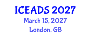 International Conference on Engineering and Design Sciences (ICEADS) March 15, 2027 - London, United Kingdom International Conference on Engineering and Design Sciences (ICEADS) March 15, 2027 - London, United Kingdom