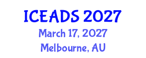 International Conference on Engineering and Design Sciences (ICEADS) March 17, 2027 - Melbourne, Australia International Conference on Engineering and Design Sciences (ICEADS) March 17, 2027 - Melbourne, Australia