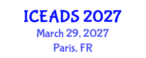 International Conference on Engineering and Design Sciences (ICEADS) March 29, 2027 - Paris, France International Conference on Engineering and Design Sciences (ICEADS) March 29, 2027 - Paris, France