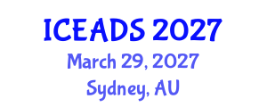 International Conference on Engineering and Design Sciences (ICEADS) March 29, 2027 - Sydney, Australia International Conference on Engineering and Design Sciences (ICEADS) March 29, 2027 - Sydney, Australia