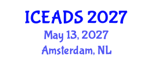International Conference on Engineering and Design Sciences (ICEADS) May 13, 2027 - Amsterdam, Netherlands International Conference on Engineering and Design Sciences (ICEADS) May 13, 2027 - Amsterdam, Netherlands