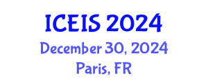 International Conference on Engineering and Industrial Sciences (ICEIS) December 30, 2024 - Paris, France