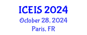 International Conference on Engineering and Industrial Sciences (ICEIS) October 28, 2024 - Paris, France
