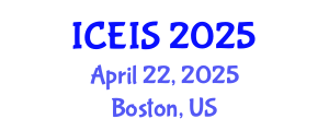 International Conference on Engineering and Industrial Sciences (ICEIS) April 22, 2025 - Boston, United States
