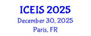 International Conference on Engineering and Industrial Sciences (ICEIS) December 30, 2025 - Paris, France