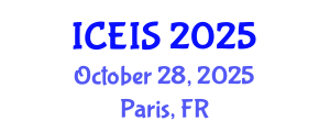 International Conference on Engineering and Industrial Sciences (ICEIS) October 28, 2025 - Paris, France
