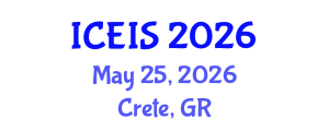 International Conference on Engineering and Industrial Sciences (ICEIS) May 25, 2026 - Crete, Greece International Conference on Engineering and Industrial Sciences (ICEIS) May 25, 2026 - Crete, Greece