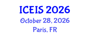 International Conference on Engineering and Industrial Sciences (ICEIS) October 28, 2026 - Paris, France