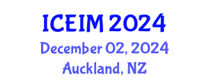 International Conference on Engineering and Innovative Materials (ICEIM) December 02, 2024 - Auckland, New Zealand
