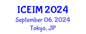 International Conference on Engineering and Innovative Materials (ICEIM) September 06, 2024 - Tokyo, Japan