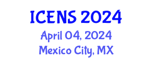 International Conference on Engineering and Natural Sciences (ICENS) April 04, 2024 - Mexico City, Mexico
