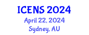 International Conference on Engineering and Natural Sciences (ICENS) April 22, 2024 - Sydney, Australia