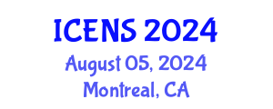 International Conference on Engineering and Natural Sciences (ICENS) August 05, 2024 - Montreal, Canada