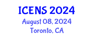 International Conference on Engineering and Natural Sciences (ICENS) August 08, 2024 - Toronto, Canada