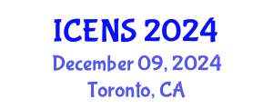 International Conference on Engineering and Natural Sciences (ICENS) December 09, 2024 - Toronto, Canada