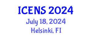 International Conference on Engineering and Natural Sciences (ICENS) July 18, 2024 - Helsinki, Finland