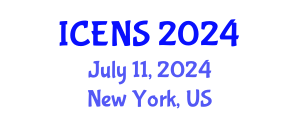International Conference on Engineering and Natural Sciences (ICENS) July 11, 2024 - New York, United States