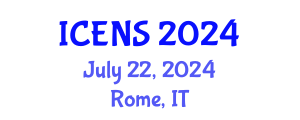 International Conference on Engineering and Natural Sciences (ICENS) July 22, 2024 - Rome, Italy