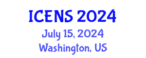 International Conference on Engineering and Natural Sciences (ICENS) July 15, 2024 - Washington, United States