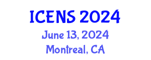 International Conference on Engineering and Natural Sciences (ICENS) June 13, 2024 - Montreal, Canada