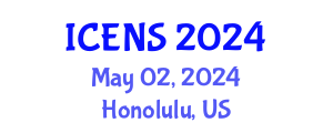International Conference on Engineering and Natural Sciences (ICENS) May 02, 2024 - Honolulu, United States