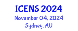 International Conference on Engineering and Natural Sciences (ICENS) November 04, 2024 - Sydney, Australia