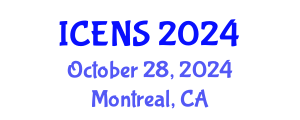 International Conference on Engineering and Natural Sciences (ICENS) October 28, 2024 - Montreal, Canada