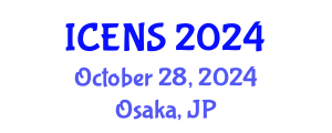 International Conference on Engineering and Natural Sciences (ICENS) October 28, 2024 - Osaka, Japan