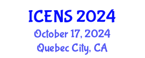 International Conference on Engineering and Natural Sciences (ICENS) October 17, 2024 - Quebec City, Canada