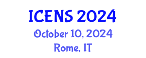 International Conference on Engineering and Natural Sciences (ICENS) October 10, 2024 - Rome, Italy