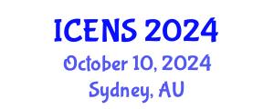 International Conference on Engineering and Natural Sciences (ICENS) October 10, 2024 - Sydney, Australia