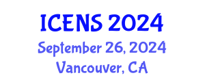 International Conference on Engineering and Natural Sciences (ICENS) September 26, 2024 - Vancouver, Canada