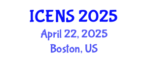 International Conference on Engineering and Natural Sciences (ICENS) April 22, 2025 - Boston, United States