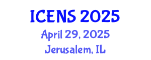 International Conference on Engineering and Natural Sciences (ICENS) April 29, 2025 - Jerusalem, Israel