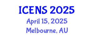 International Conference on Engineering and Natural Sciences (ICENS) April 15, 2025 - Melbourne, Australia