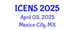 International Conference on Engineering and Natural Sciences (ICENS) April 05, 2025 - Mexico City, Mexico