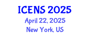 International Conference on Engineering and Natural Sciences (ICENS) April 22, 2025 - New York, United States