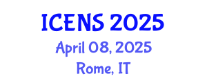 International Conference on Engineering and Natural Sciences (ICENS) April 08, 2025 - Rome, Italy