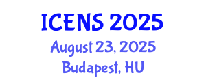 International Conference on Engineering and Natural Sciences (ICENS) August 23, 2025 - Budapest, Hungary