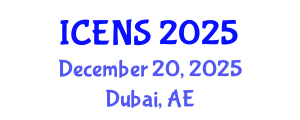 International Conference on Engineering and Natural Sciences (ICENS) December 20, 2025 - Dubai, United Arab Emirates