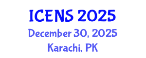 International Conference on Engineering and Natural Sciences (ICENS) December 30, 2025 - Karachi, Pakistan
