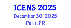 International Conference on Engineering and Natural Sciences (ICENS) December 30, 2025 - Paris, France