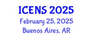 International Conference on Engineering and Natural Sciences (ICENS) February 25, 2025 - Buenos Aires, Argentina