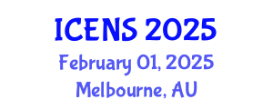 International Conference on Engineering and Natural Sciences (ICENS) February 01, 2025 - Melbourne, Australia