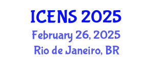 International Conference on Engineering and Natural Sciences (ICENS) February 26, 2025 - Rio de Janeiro, Brazil