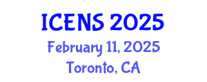 International Conference on Engineering and Natural Sciences (ICENS) February 11, 2025 - Toronto, Canada