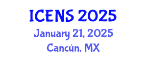 International Conference on Engineering and Natural Sciences (ICENS) January 21, 2025 - Cancún, Mexico
