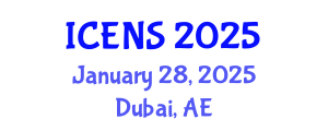 International Conference on Engineering and Natural Sciences (ICENS) January 28, 2025 - Dubai, United Arab Emirates